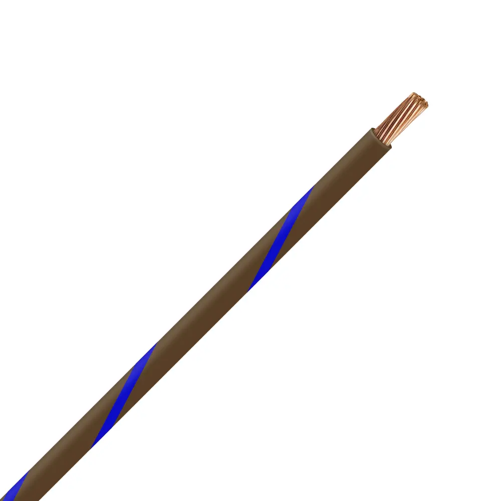 TXL 14 Brown/Blue Striped Wire - TXL-14-16