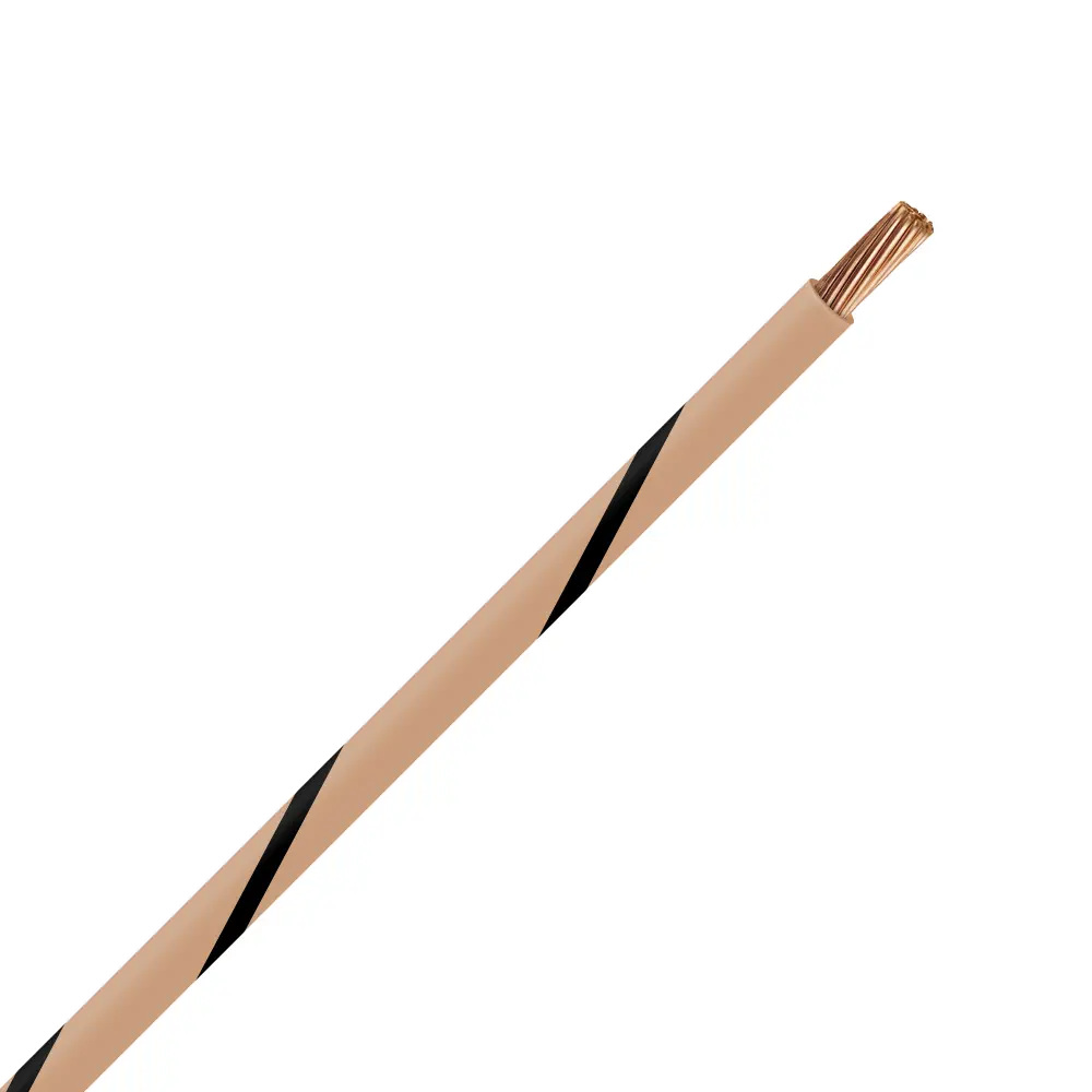 TXL 14 Tan/Black Striped Wire - TXL-14-T0