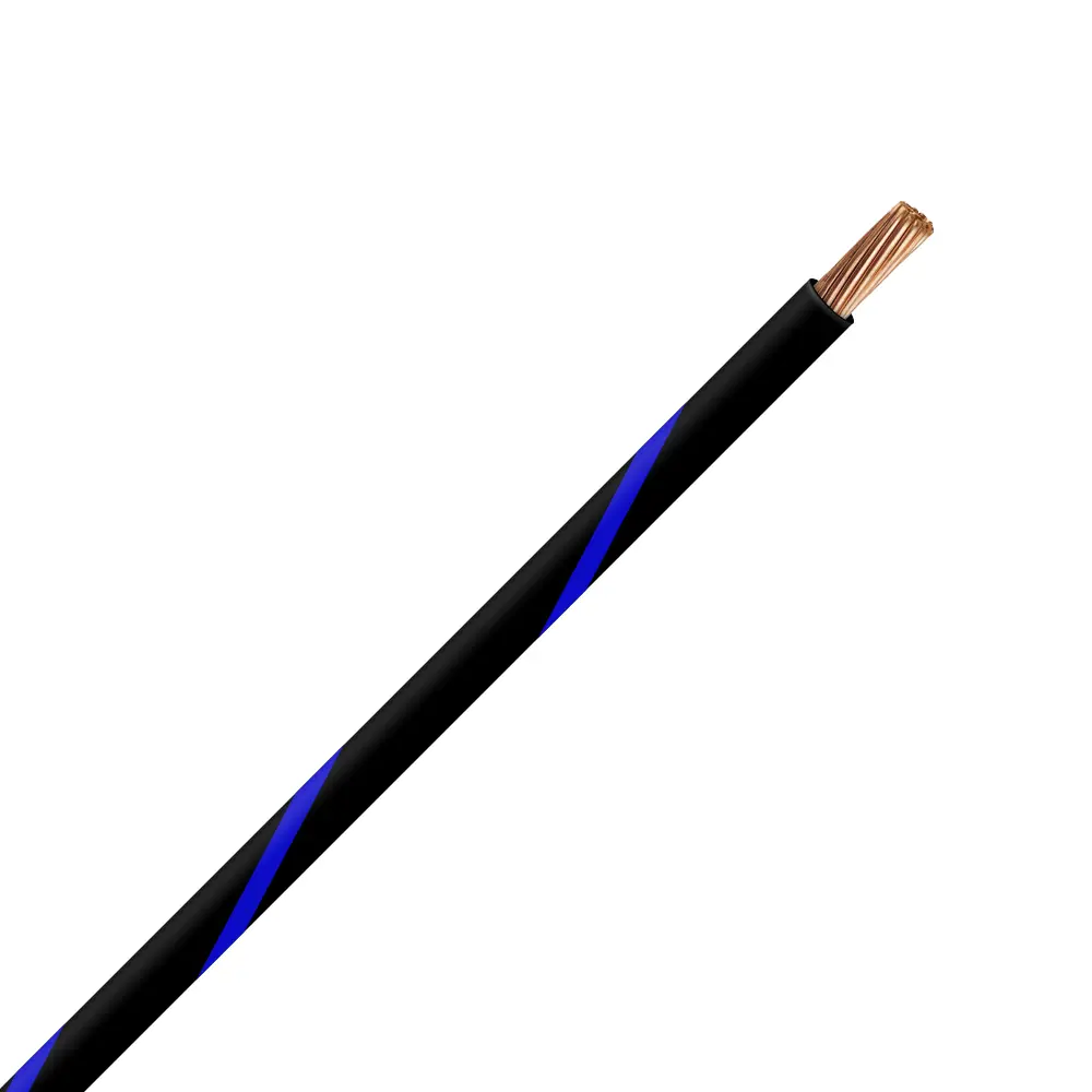 TXL 16 Black/Blue Striped Wire - TXL-16-06