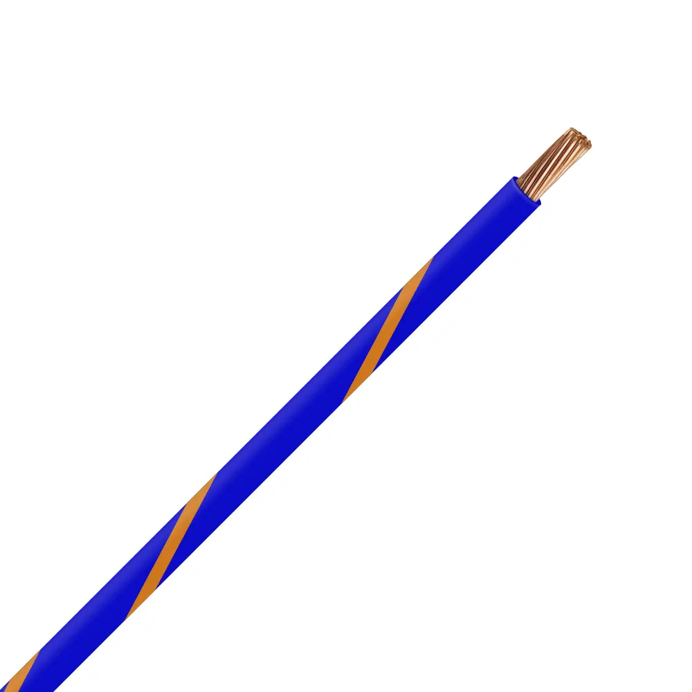 TXL 16 Blue/Orange Striped Wire - TXL-16-63