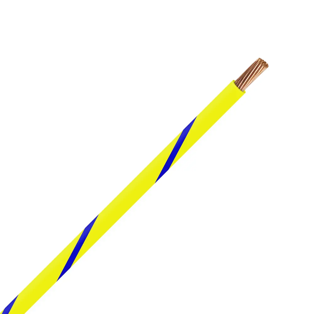 TXL 20 Yellow/Blue Striped Wire - TXL-20-46