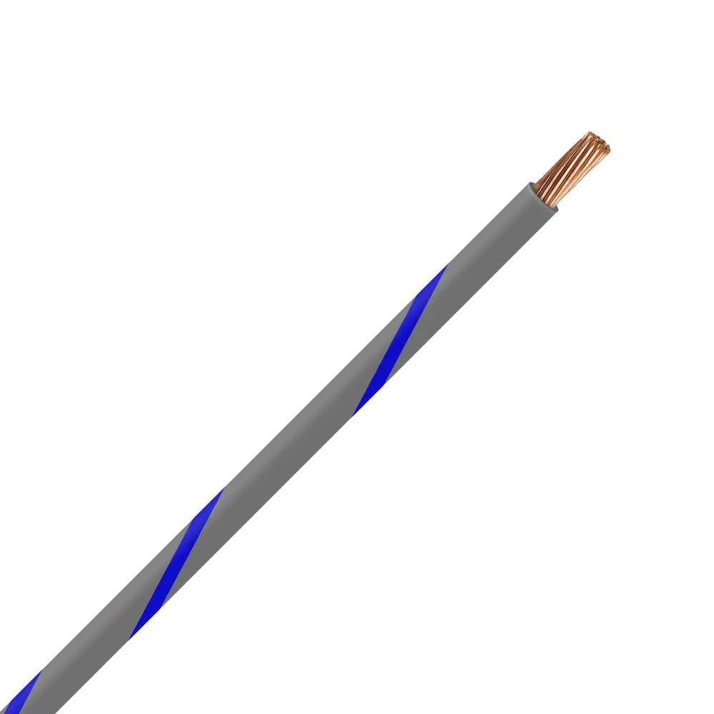 TXL 22 Gray/Blue Striped Wire - TXL-22-86