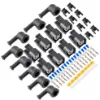 EV6-USCAR 8 Injector Kit, 90 Boots - USCAR-KIT-8-90