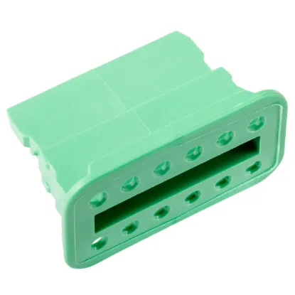 Wedge Lock, 12P, PLG, GRN, SL RET, DT - W12S-P012