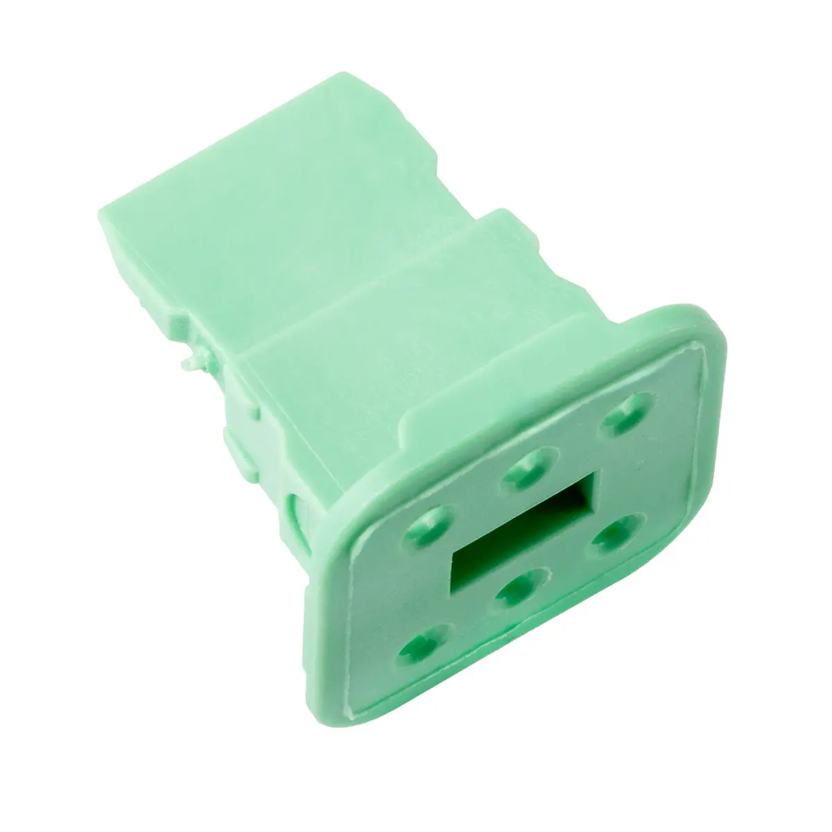 Wedge Lock, 6P, PLG, GRN, SL RET, DT - W6S-P012