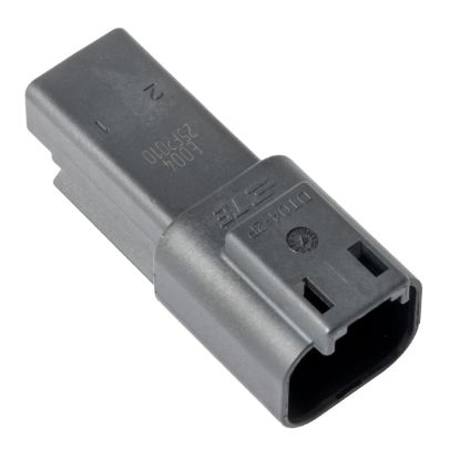 DT 2 Way Receptacle Black - DT04-2P-E004, image 1 of 2