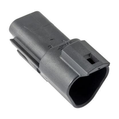 DT 3 Way RECEPTACLE-BLACK - DT04-3P-E004, image 1 of 2
