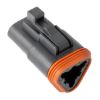 DT 3 Way Plug -Black - DT06-3S-E004