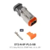 Deutsch DT 2 Way Plug Kit Stamped Nickel Plug SB - DT2-N-SF-PLG-SB