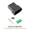 DT 12 Way Kit Solid Gold 16-14 Black Recep - DT12-G-14-BK-RCP