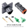 DT 3 Way FLG Kit, SLD Gold 16-14, BLK, SB - DT3-G-14-BK-FLG-SB