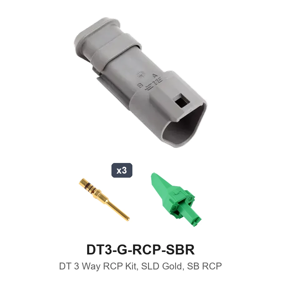 DT 3 Way RCP Kit, SLD Gold, SB RCP - DT3-G-RCP-SBR
