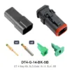 DT 4 Way Kit, SLD Gold 16-14, BLK, SB - DT4-G-14-BK-SB
