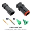 DT 4 Way Kit, SLD Gold 16-14, BLK, SB Both - DT4-G-14-BK-SB2