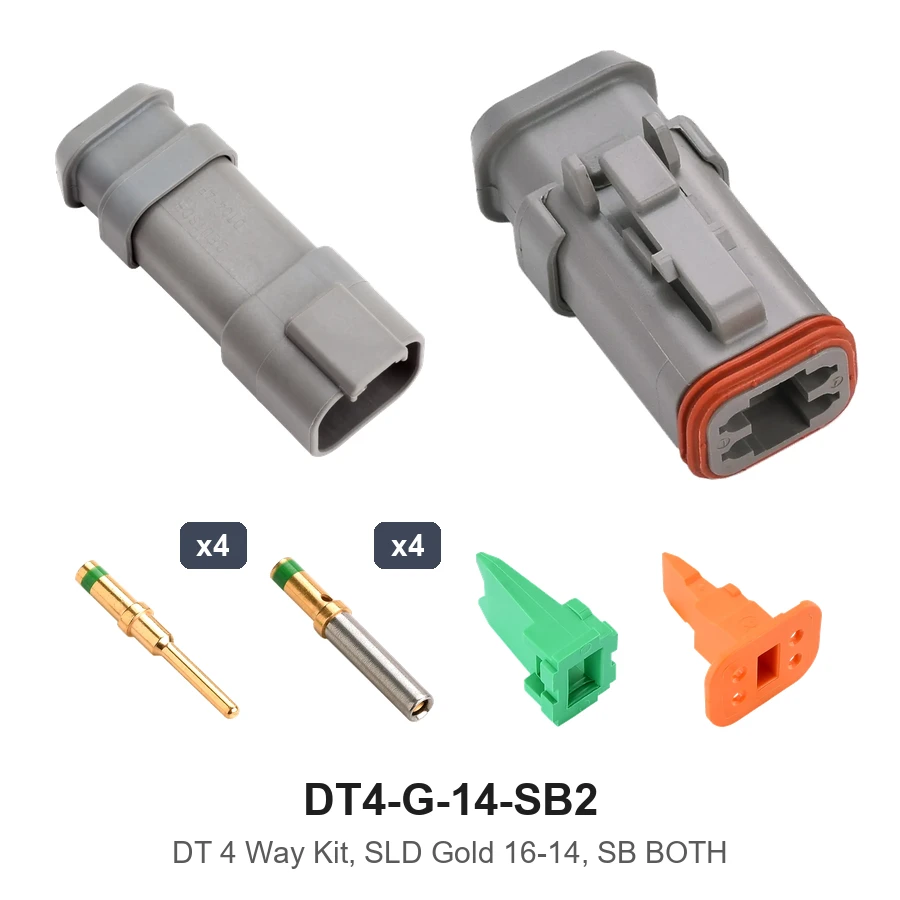 DT 4 Way Kit, SLD Gold 16-14, SB Both - DT4-G-14-SB2