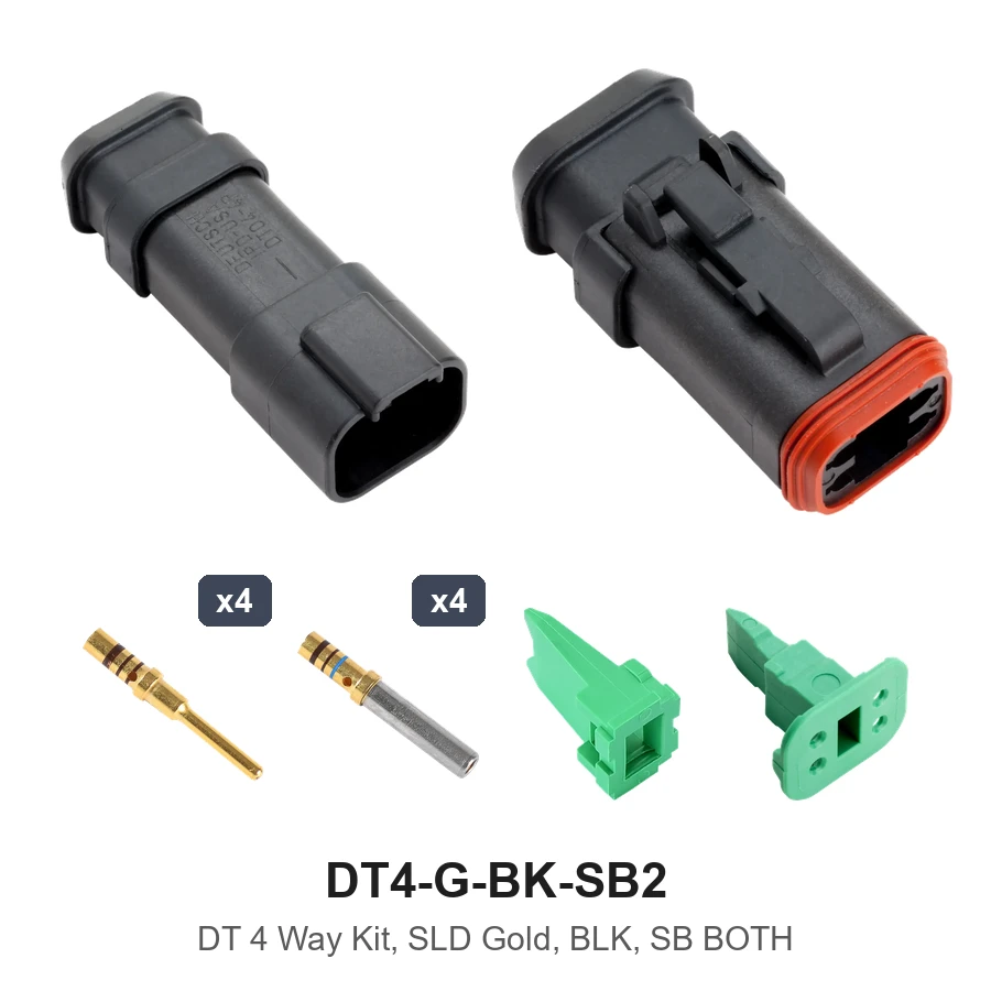 DT 4 Way Kit, SLD Gold, BLK, SB Both - DT4-G-BK-SB2