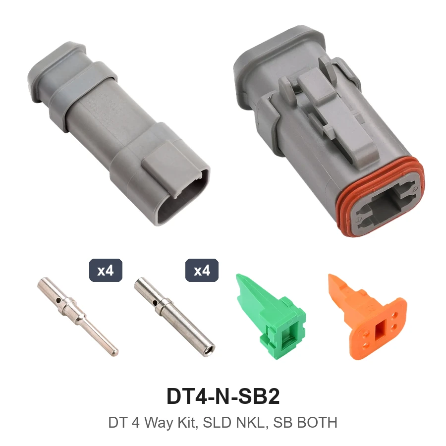 DT 4 Way Kit, SLD NKL, SB Both - DT4-N-SB2