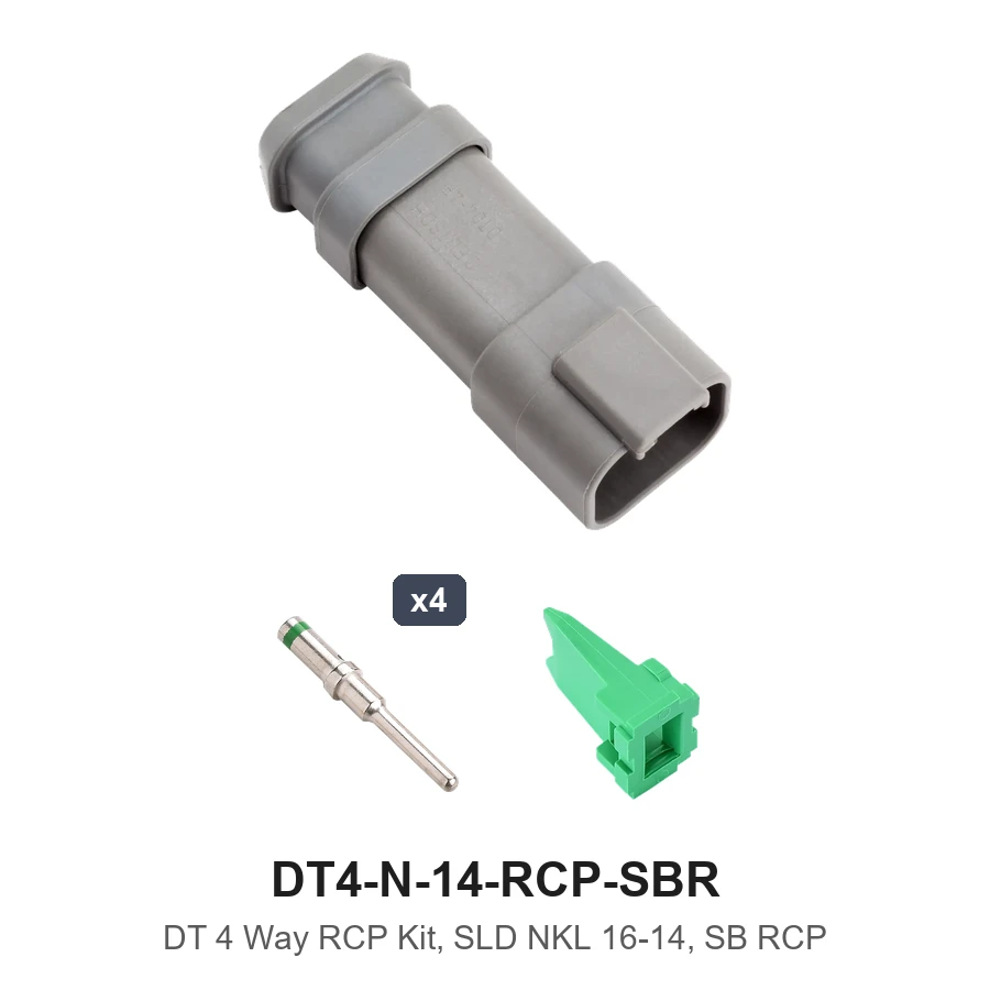 DT 4 Way RCP Kit, SLD NKL 16-14, SB RCP - DT4-N-14-RCP-SBR