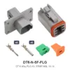 DT 6 Way Flanged Kit Stamped Nickel - DT6-N-SF-FLG