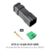 DT 6 Way RCP Kit, SLD Gold 16-14, BLK, SB RCP - DT6-G-14-BK-RCP-SBR
