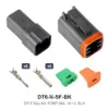 DT 6 WayKit Stamped Nickel Black - DT6-N-SF-BK