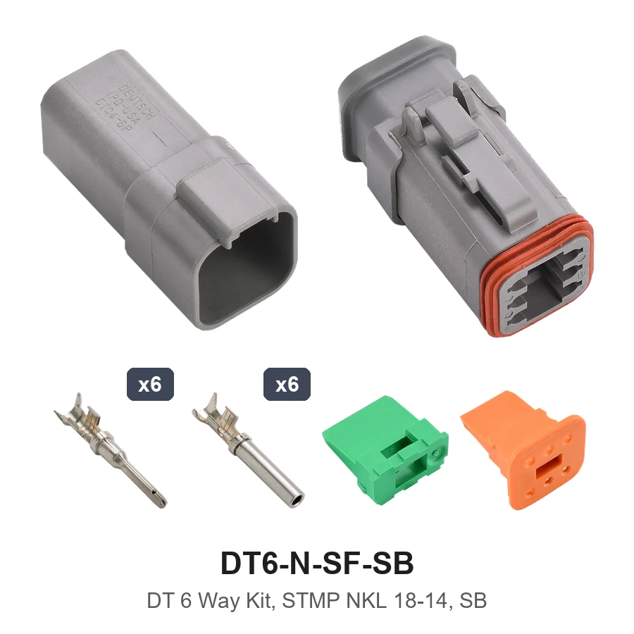 DT 6 WayKit Stamped Nickel SB - DT6-N-SF-SB