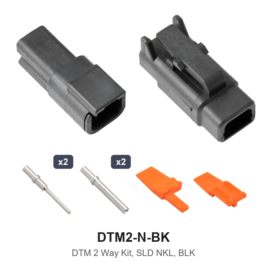 DTM 2 Way Kit Nickel Solid Black - DTM2-N-BK