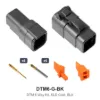 DTM 6 WayKit Gold Solid Black - DTM6-G-BK