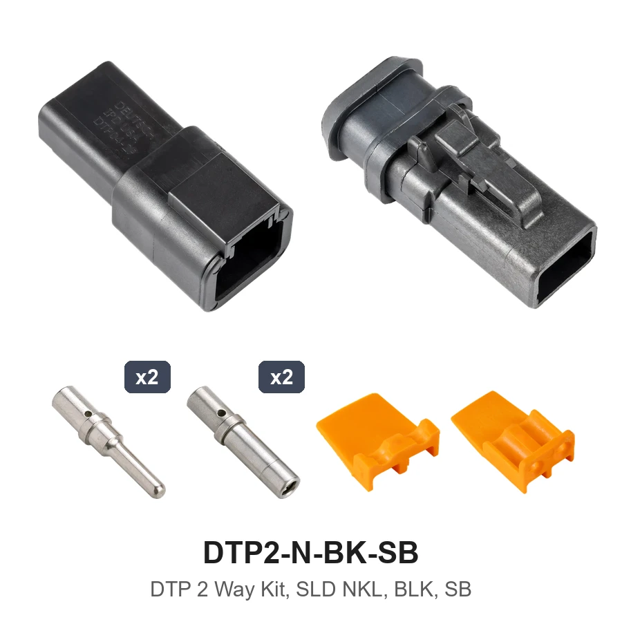DTP 2 Way Kit, SLD NKL, BLK, SB - DTP2-N-BK-SB