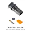 DTP 2 Way PLG Kit, SLD Gold, BLK, SB - DTP2-G-BK-PLG-SB