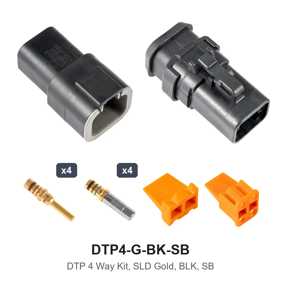 DTP 4 Way Kit, SLD Gold, BLK, SB - DTP4-G-BK-SB