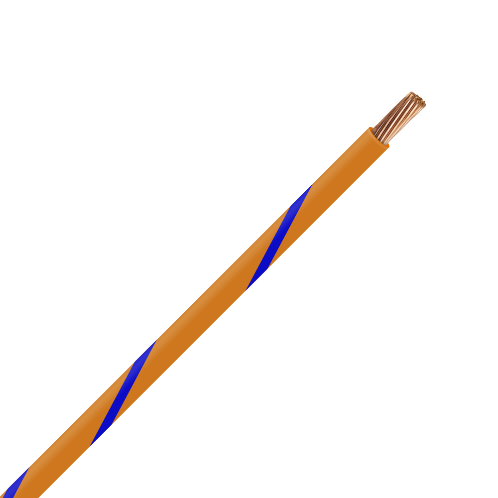 Picture of TXL 12 ORANGE/BLUE STRIPED WIRE