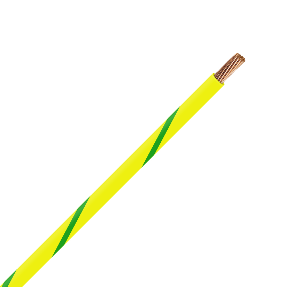 Picture of TXL 12 YELLOW/GREEN STRIPED WIRE