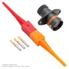 AS MINI,3 WAY,FLANGE,SKT,C KEY,ORANGE - AS007-98SC