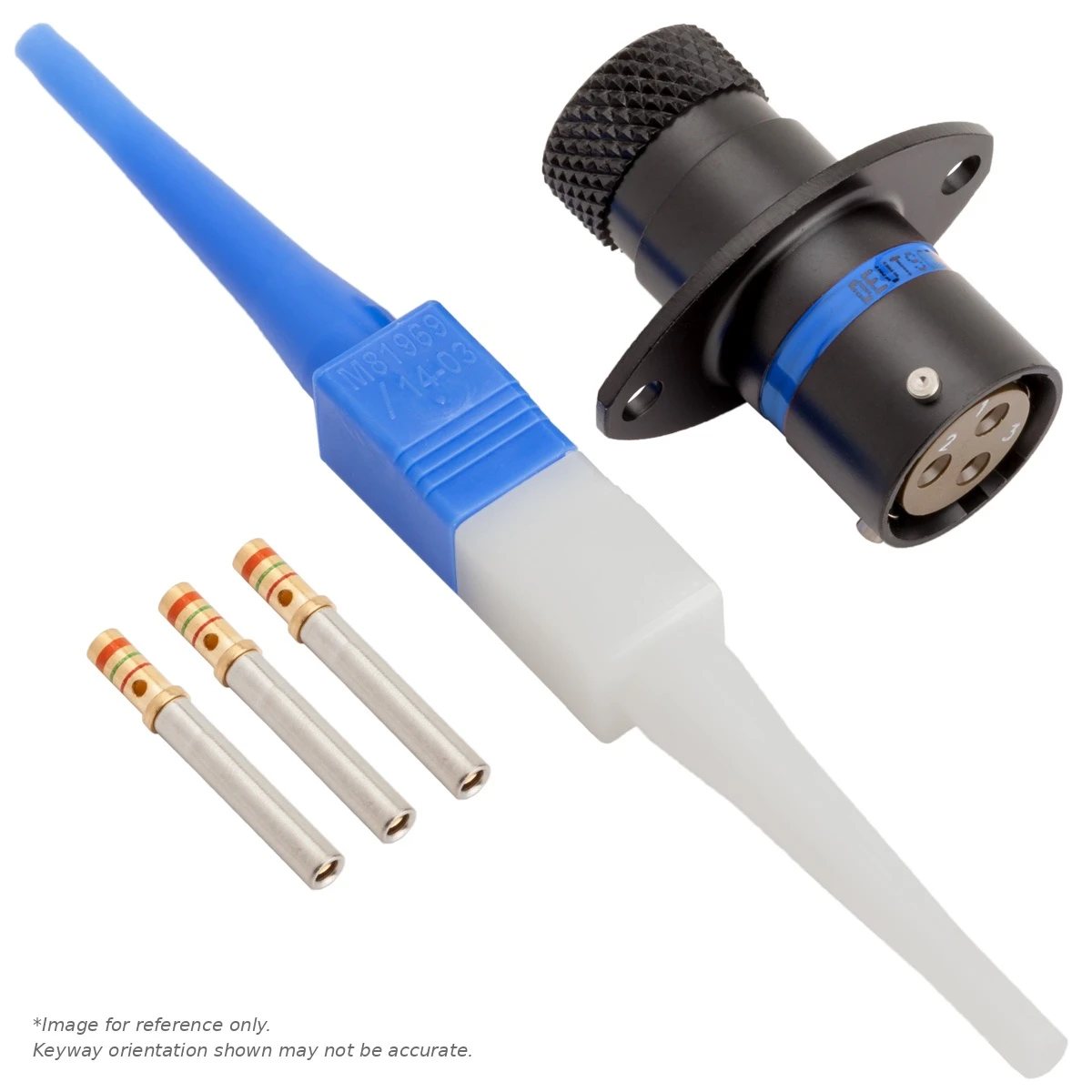 AS,3 WAY,FLG,PIN,B KEY,BLUE - AS010-03PB