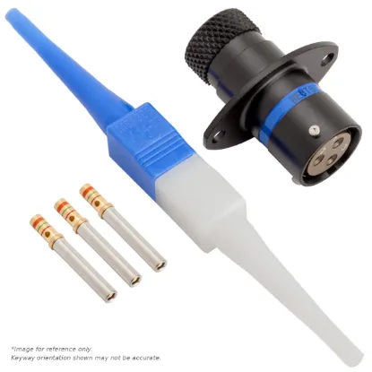 AS,3 WAY,FLG,SKT,B KEY,BLUE - AS010-03SB