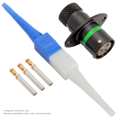 AS,3 WAY,FLG,SKT,D KEY,GREEN - AS010-03SD
