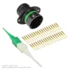 AS,37 WAY,FLG,PIN,D KEY,GREEN - AS014-35PD