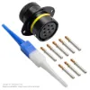 AS,8 WAY,FLG,SKT,A KEY,YELLOW - AS016-08SA