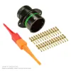 AS,26 WAY,FLG,PIN,D KEY,GREEN - AS016-26PD