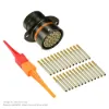 AS,26 WAY,FLG,SKT,C KEY,ORANGE - AS016-26SC