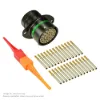 AS,26 WAY,FLG,SKT,D KEY,GREEN - AS016-26SD