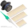 AS,55 WAY,FLG,SKT,B KEY,BLUE - AS016-35SB