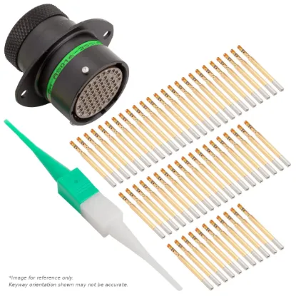 AS,55 WAY,FLG,SKT,D KEY,GREEN - AS016-35SD