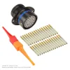AS,32 WAY,FLG,SKT,B KEY,BLUE - AS018-32SB