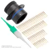 AS,66 WAY,FLG,PIN,B KEY,BLUE - AS018-35PB