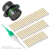 AS,66 WAY,FLG,SKT,D KEY,GREEN - AS018-35SD