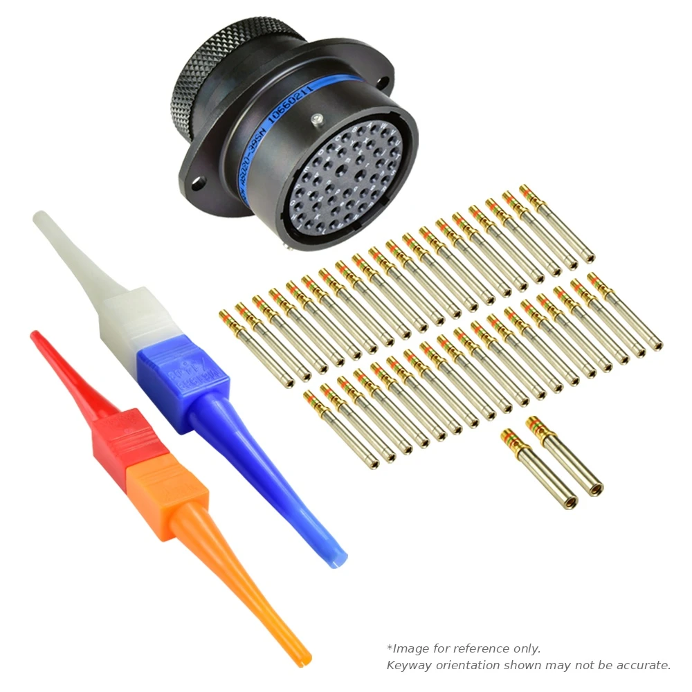 AS,39 WAY,FLG,SKT,B KEY,BLUE - AS020-39SB