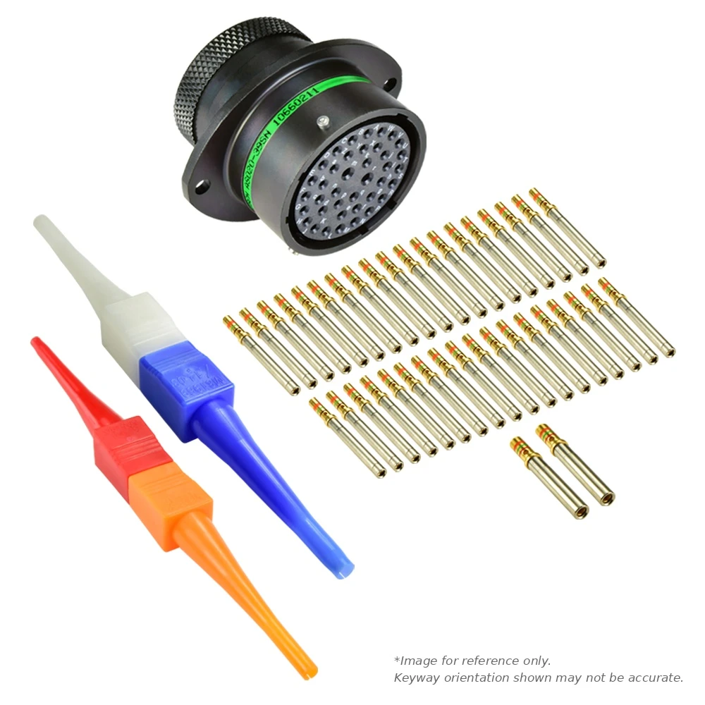 AS,39 WAY,FLG,SKT,D KEY,GREEN - AS020-39SD