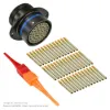 AS,41 WAY,FLG,SKT,B KEY,BLUE - AS020-41SB